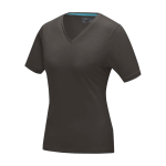 T-shirt publicitaire pour femme en coton bio 200 g/m² Elevate NXT couleur gris taupe