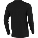 T-shirt personnalisé en coton biologique doux 200 g/m² Elevate NXT couleur noir vue arrière