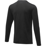 T-shirt personnalisé en coton biologique doux 200 g/m² Elevate NXT couleur noir troisième vue arrière