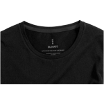 T-shirt personnalisé en coton biologique doux 200 g/m² Elevate NXT couleur noir vue détail 1