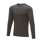 T-shirt personnalisé en coton biologique doux 200 g/m² Elevate NXT couleur gris foncé