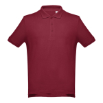 Polos personnalisés plusieurs coloris en coton 195 g/m² THC Adam couleur bordeaux