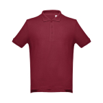 Polos personnalisés plusieurs coloris en coton 195 g/m² THC Adam couleur bordeaux première vue