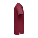 Polos personnalisés plusieurs coloris en coton 195 g/m² THC Adam couleur bordeaux troisième vue