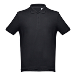 Polos personnalisés plusieurs coloris en coton 195 g/m² THC Adam couleur noir