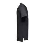 Polos personnalisés plusieurs coloris en coton 195 g/m² THC Adam couleur noir troisième vue