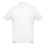 Polos personnalisés plusieurs coloris en coton 195 g/m² THC Adam couleur blanc