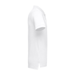 Polos personnalisés plusieurs coloris en coton 195 g/m² THC Adam couleur blanc troisième vue