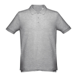 Polos personnalisés plusieurs coloris en coton 195 g/m² THC Adam couleur gris
