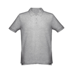 Polos personnalisés plusieurs coloris en coton 195 g/m² THC Adam couleur gris première vue