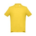Polos personnalisés plusieurs coloris en coton 195 g/m² THC Adam couleur jaune première vue