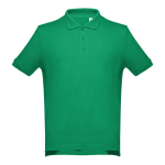 Polos personnalisés plusieurs coloris en coton 195 g/m² THC Adam couleur vert