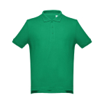 Polos personnalisés plusieurs coloris en coton 195 g/m² THC Adam couleur vert première vue