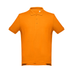 Polos personnalisés plusieurs coloris en coton 195 g/m² THC Adam couleur orange première vue