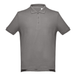 Polos personnalisés plusieurs coloris en coton 195 g/m² THC Adam couleur gris foncé