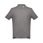 Polos personnalisés plusieurs coloris en coton 195 g/m² THC Adam couleur gris foncé première vue