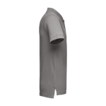 Polos personnalisés plusieurs coloris en coton 195 g/m² THC Adam couleur gris foncé troisième vue
