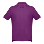 Polos personnalisés plusieurs coloris en coton 195 g/m² THC Adam couleur violet