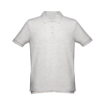 Polos personnalisés plusieurs coloris en coton 195 g/m² THC Adam couleur gris clair première vue