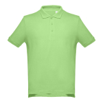 Polos personnalisés plusieurs coloris en coton 195 g/m² THC Adam couleur vert clair