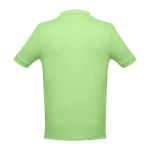 Polos personnalisés plusieurs coloris en coton 195 g/m² THC Adam couleur vert clair deuxième vue