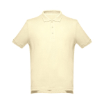Polos personnalisés plusieurs coloris en coton 195 g/m² THC Adam couleur ivoire première vue