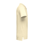 Polos personnalisés plusieurs coloris en coton 195 g/m² THC Adam couleur ivoire troisième vue