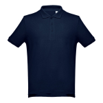 Polos personnalisés plusieurs coloris en coton 195 g/m² THC Adam couleur bleu marine