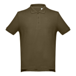 Polos personnalisés plusieurs coloris en coton 195 g/m² THC Adam couleur vert foncé