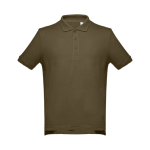 Polos personnalisés plusieurs coloris en coton 195 g/m² THC Adam couleur vert foncé première vue
