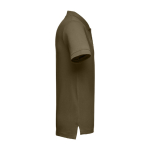 Polos personnalisés plusieurs coloris en coton 195 g/m² THC Adam couleur vert foncé troisième vue