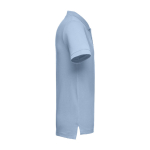 Polos personnalisés plusieurs coloris en coton 195 g/m² THC Adam couleur bleu ciel troisième vue