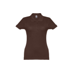 Polo plusieurs coloris pour femmes en coton 195 g/m² THC Eve couleur marron première vue