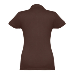 Polo plusieurs coloris pour femmes en coton 195 g/m² THC Eve couleur marron