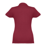 Polo plusieurs coloris pour femmes en coton 195 g/m² THC Eve couleur bordeaux
