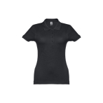 Polo plusieurs coloris pour femmes en coton 195 g/m² THC Eve couleur noir première vue