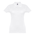 Polo plusieurs coloris pour femmes en coton 195 g/m² THC Eve couleur blanc