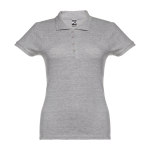 Polo plusieurs coloris pour femmes en coton 195 g/m² THC Eve couleur gris