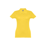 Polo plusieurs coloris pour femmes en coton 195 g/m² THC Eve couleur jaune première vue