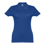 Polo plusieurs coloris pour femmes en coton 195 g/m² THC Eve couleur bleu roi