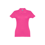 Polo plusieurs coloris pour femmes en coton 195 g/m² THC Eve couleur fuchsia première vue