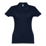 Polo plusieurs coloris pour femmes en coton 195 g/m² THC Eve couleur bleu marine