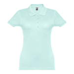 Polo plusieurs coloris pour femmes en coton 195 g/m² THC Eve couleur vert menthe