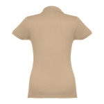 Polo plusieurs coloris pour femmes en coton 195 g/m² THC Eve couleur marron clair