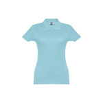 Polo plusieurs coloris pour femmes en coton 195 g/m² THC Eve couleur bleu pastel première vue