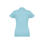 Polo plusieurs coloris pour femmes en coton 195 g/m² THC Eve couleur bleu pastel deuxième vue