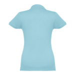 Polo plusieurs coloris pour femmes en coton 195 g/m² THC Eve couleur bleu pastel