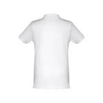 Polos publicitaires pour enfants en coton 195 g/m² THC Adam Kids couleur blanc troisième vue