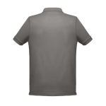 Polos avec logo en couleur en coton et polyester 200 g/m² THC Berlin couleur gris foncé deuxième vue