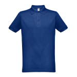 Polos avec logo en couleur en coton et polyester 200 g/m² THC Berlin couleur bleu roi première vue